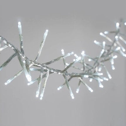 1 Set of 20 LED Plain Artic White Bulb Battery Powered String Lights Christmas Gift Home Wedding Party Bedroom Decoration Table Centrepiece.