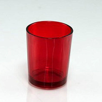 20 Pack Red Glass Votive Tealight Candle Holders House Party Centerpiece Xmas Wedding Decor Glass Candlestick Party Decorations Bridal Valentines Event.