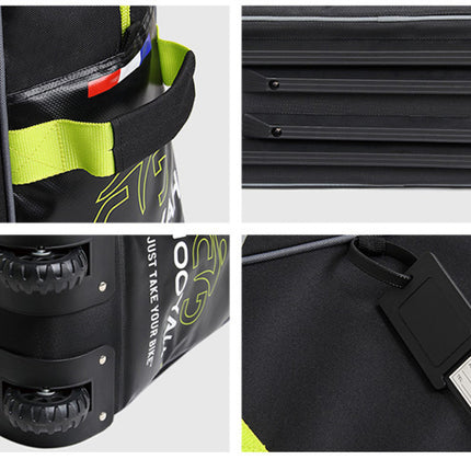 NOOYAH - SPORTACE Bike Plane Travel Soft Shell Case Bag Mountain BMX Tourer Road Bike - BK0088 125cm x 80cm - Black.