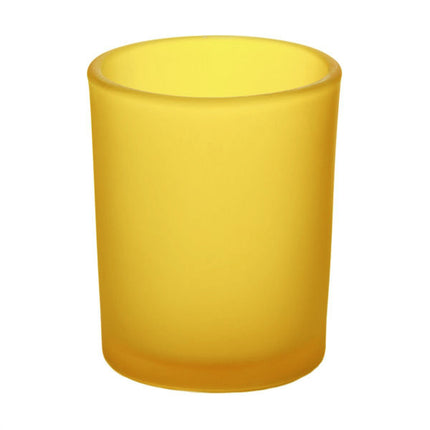40 Bulk Yellow Frosted Glass Votive Candle Holders Table Centreoieces  Xmas Wedding Anniversary Event Recption Party Function or Home Decor.