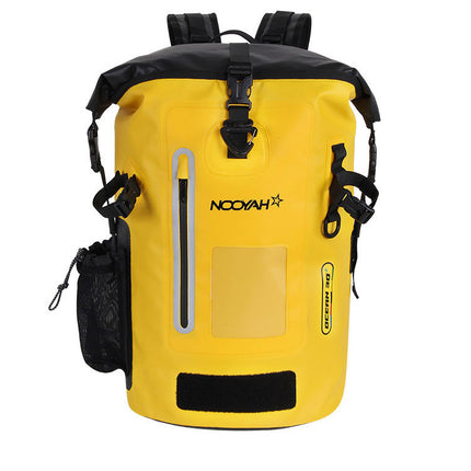 NOOYAH IPX8 Waterproof Bike Cycle Outdoor Sports Backpack Double-Layer Waterproof Bag  YELLOW.