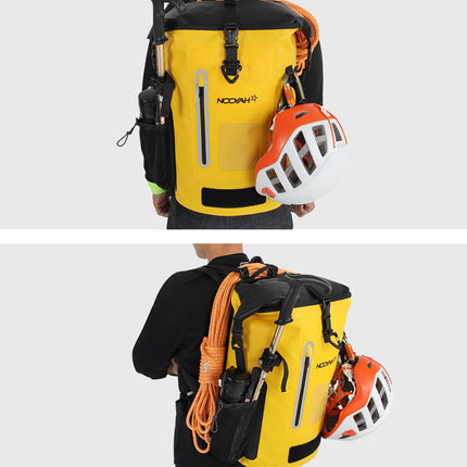 NOOYAH IPX8 Waterproof Bike Cycle Outdoor Sports Backpack Double-Layer Waterproof Bag  YELLOW.
