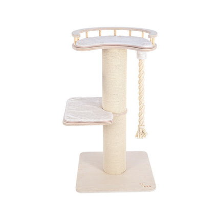 HONEYPOTCAT Tough & Play Sisal Scratch Tower - 115cm.