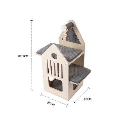 HONEYPOTCAT Cosy Cat Villa - 87.5cm.