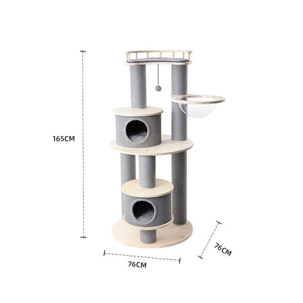 HONEYPOTCAT Majestic Reinforced Multi-Level Cat Tree  - 165cm.