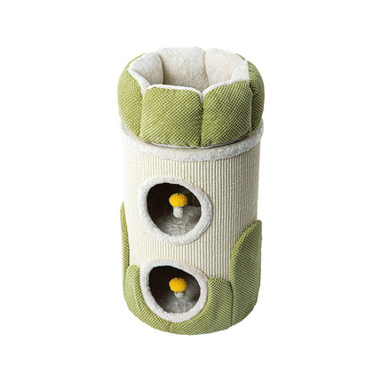 HONEYPOTCAT Arctic Snug Double Sisal Barrel  - 75cm.