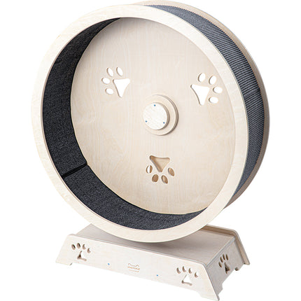 HONEYPOTCAT Fit & Fun Active Runner Wood Cat Wheel - Ultimate 119.5cm.