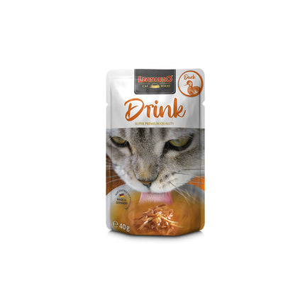 LEONARDO Drink with Duck Wet Cat Food 40gx20.