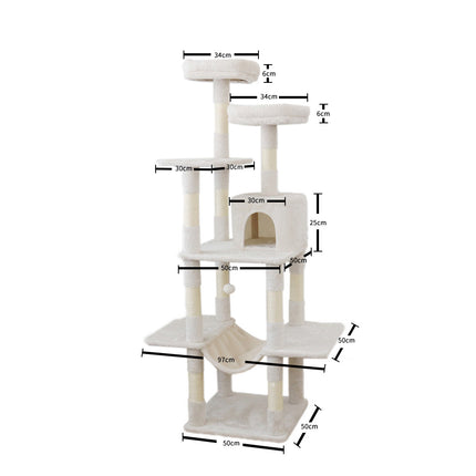 CATIO Tranquility Condo Scratching Post 50x50x174cm.