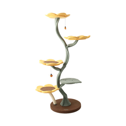 CMISSTREE 5-Level Sunflower Cat Tree.