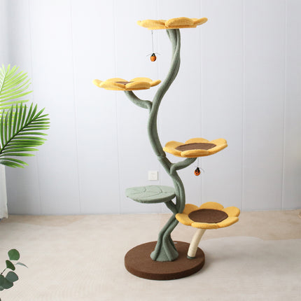 CMISSTREE 5-Level Sunflower Cat Tree.