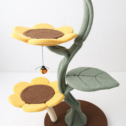 CMISSTREE 5-Level Sunflower Cat Tree.