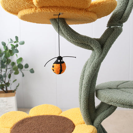 CMISSTREE 5-Level Sunflower Cat Tree.