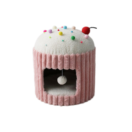 CATIO Pink Cupcake Cat House.