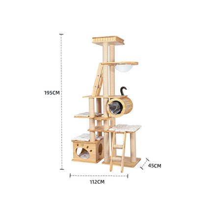 HONEYPOTCAT Regal Wood Retreat - 195cm.