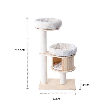 HONEYPOTCAT Classic Solid Wood Perch - 118.5cm.
