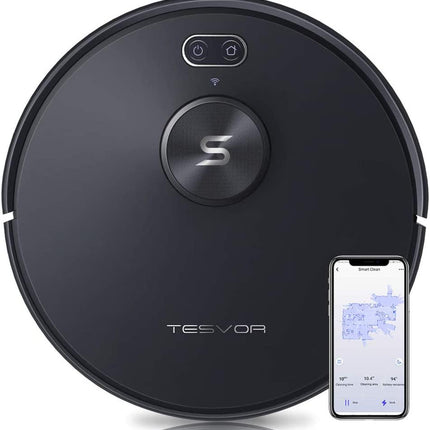 Tesvor S6+ Robot Vacuum Cleaner Mop 2700Pa With Laser Navigation.
