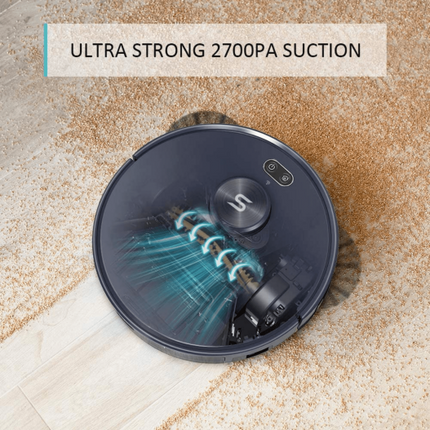 Tesvor S6+ Robot Vacuum Cleaner Mop 2700Pa With Laser Navigation.