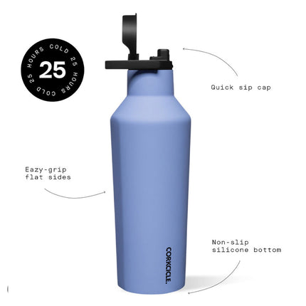 Corkcicle Sport Canteen - 600ml Gloss White.