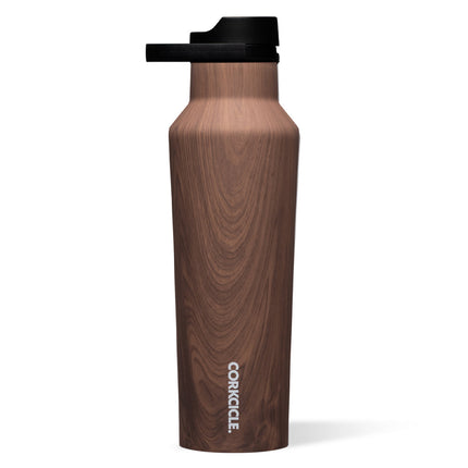 Corkcicle Sport Canteen - 600ml Walnut Wood.
