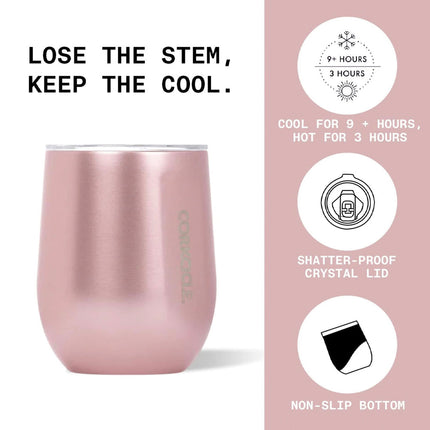 Corkcicle Stemless - 355ml Rainbow Unicorn.