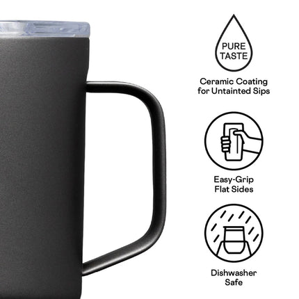 Corkcicle Mug - 500ml Gloss White.