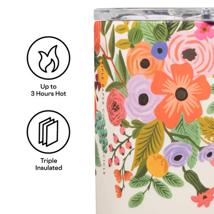 Corkcicle Mug - 500ml Rifle Paper - Garden Party Cream.