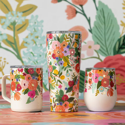 Corkcicle Mug - 500ml Rifle Paper - Garden Party Cream.