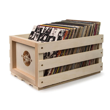Crosley Voyager Black - Bluetooth Portable Turntable & Record Storage Crate.