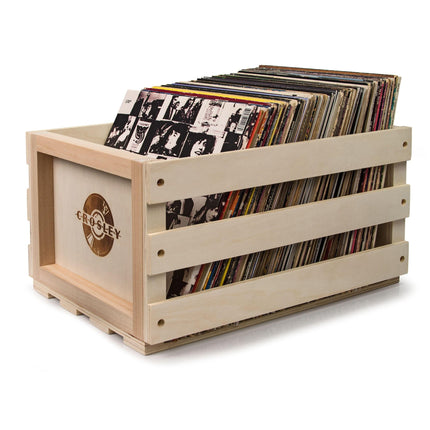 Crosley Voyager Dune - Bluetooth Portable Turntable  & Record Storage Crate.