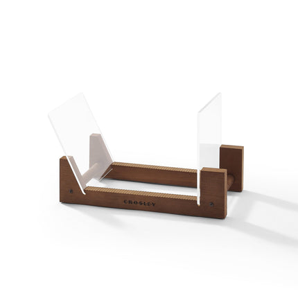 Crosley Voyager Bluetooth Portable Turntable - Dune + Bundled Crosley Record Storage Display Stand.