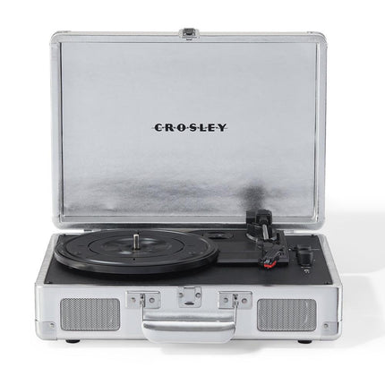Crosley Cruiser Bluetooth Portable Turntable - Silver.