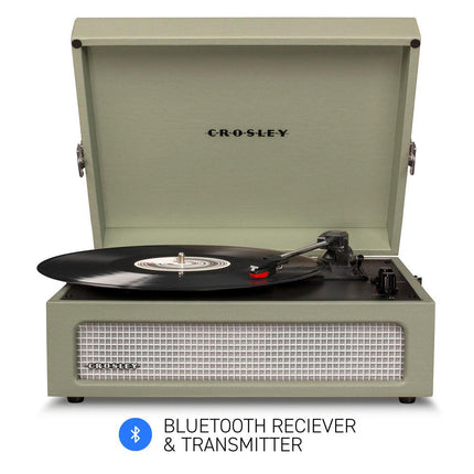 Crosley Voyager Sage - Bluetooth Portable Turntable.
