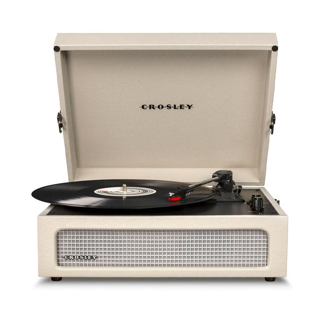 Crosley Voyager Bluetooth Portable Turntable + Crosley Turntable Stand Bundle - Dune.