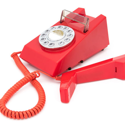 GPO Retro Trim Phone Push Button - Red.