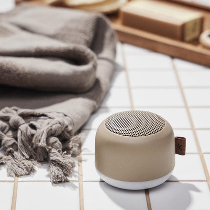 Kreafunk Alight Bluetooth Speaker - Ivory Sand.