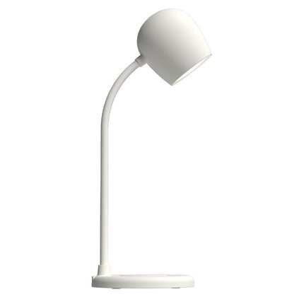 Kreafunk Ellie Lamp W/ Qi Charger And Bluetooth Speaker - White.
