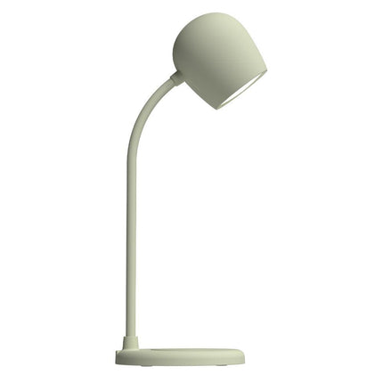 Kreafunk Ellie Lamp W/ Qi Charger And Bluetooth Speaker - Dusty Olive.