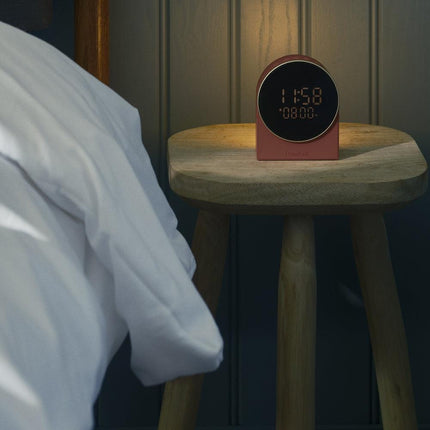 Kreafunk Ivy Alarm Clock W/ Bluetooth Speaker - Terracotta.