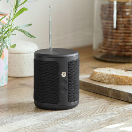 Kreafunk Dabbie Dab+/Fm Radio W/ Bluetooth - Black.