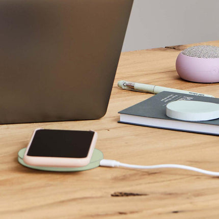 Kreafunk Wicharge 2 Wireless Qi Charger 15W - Dusty Olive.