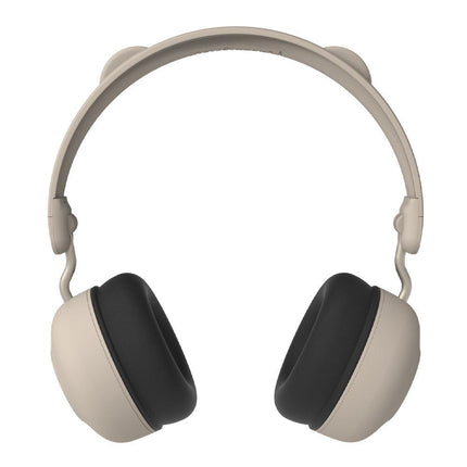 Kreafunk Kids Buzz Junior Bluetooth Headphones - Ivory Sand.