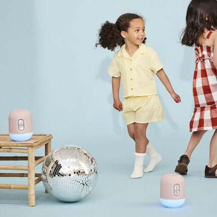 Kreafunk Kids Glowie Bluetooth Speaker W/ Light - Dusty Rose.