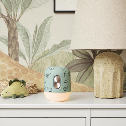Kreafunk Kids Glowie Bluetooth Speaker W/ Light - Dusty Green.