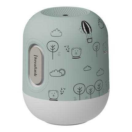 Kreafunk Kids Glowie Bluetooth Speaker W/ Light - Dusty Green.