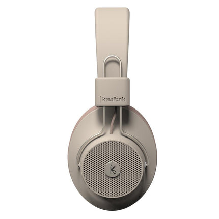 Kreafunk Abeat Qi Bluetooth Headphones W/ Anc - Ivory Sand.