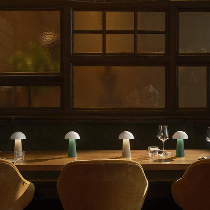 Kreafunk Bello Lamp, Portable And Rechargeable - Nordic Green.