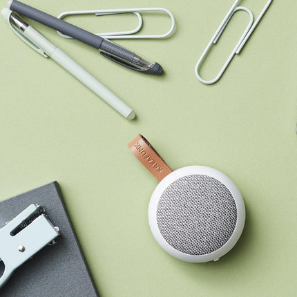 Kreafunk Ago 2 Fabric Bluetooth Speaker - White.
