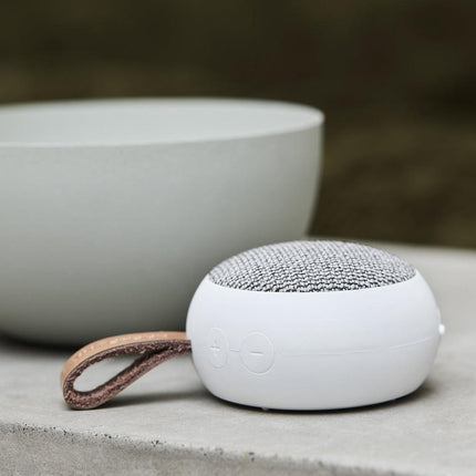 Kreafunk Ago 2 Fabric Bluetooth Speaker - White.