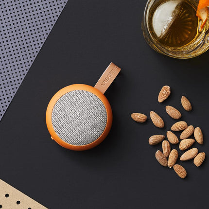Kreafunk Ago 2 Fabric Bluetooth Speaker - Dusty Orange.